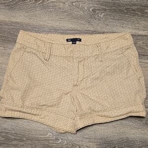 Gap Twill Printed Shorts Sz 0